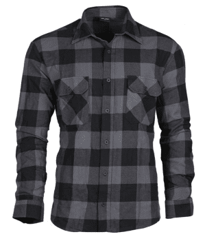 Black/Grey Flannel Shirt XL