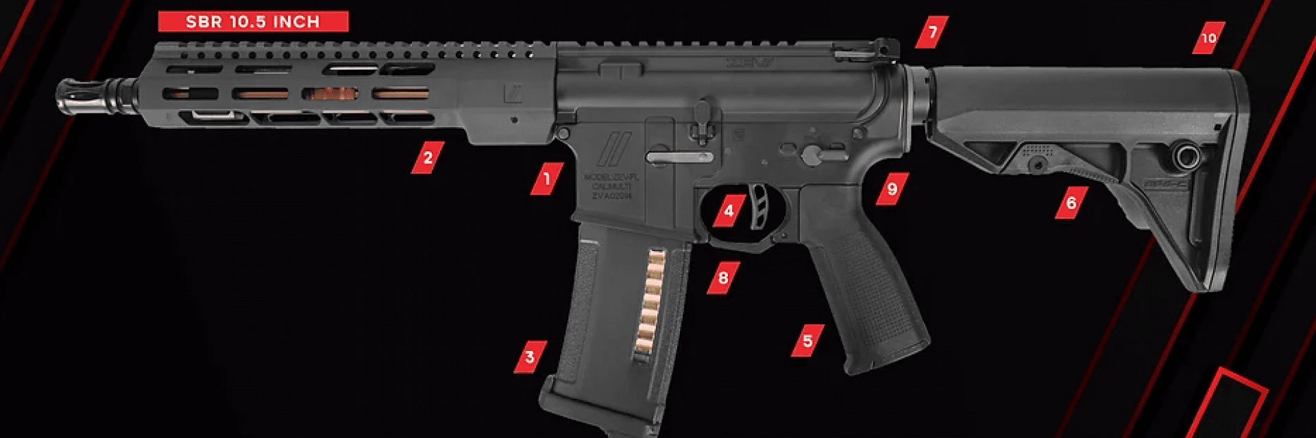 PTS ZEV Core Elite Carbine AEG 10.5