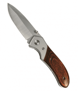 Miltec One-Hand Knife w. Wooden Grip