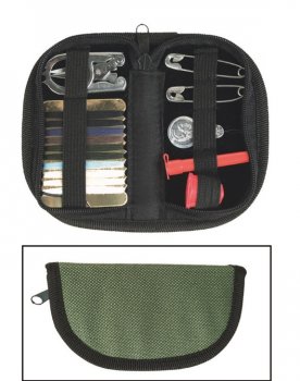 Miltec OD SEWING KIT WITH POUCH