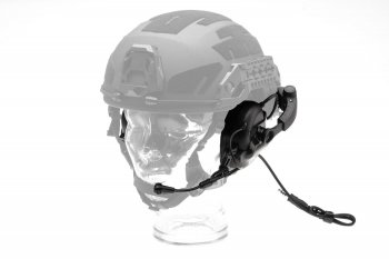 Earmor M32X Plus Hearing Protection Set for ARC Helmet Rails Black