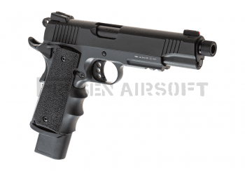 Army Armament M1911 Extended Full Metal GBB Grey