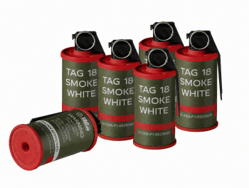 TAG 18 Smoke Grenade 6-Pack Red