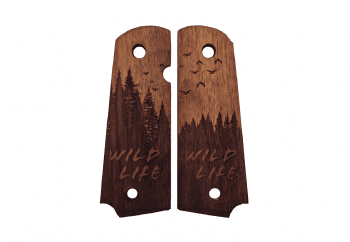 1911 Walnut Grip Wild Life