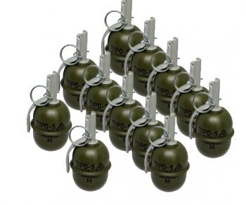 Pyrosoft Piro-5M Airsoft Hand grenade 12-pack