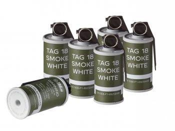 TAG 18 White Smoke Grenade 6-Pack
