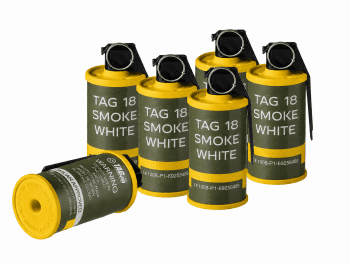 TAG 18 Smoke Grenade 6-Pack Yellow