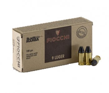 FIOCCHI 9mm LUGER 100grs Black Mamba Duty 50-pack