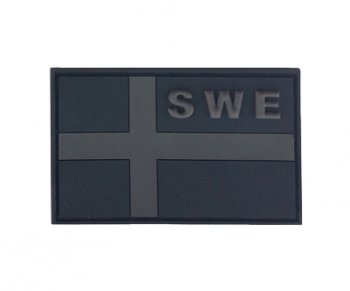 SWE PVC Flagga 7cm BlackOps