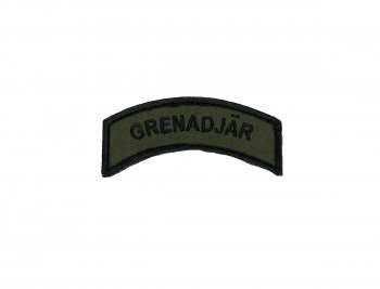 Patch Broderad Båge GRENADJÄR