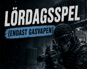 Lördagsspel 27/6 Endast gasvapen