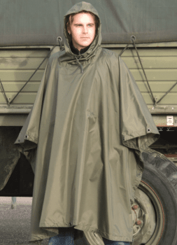Miltec OD ripstop wet weather poncho