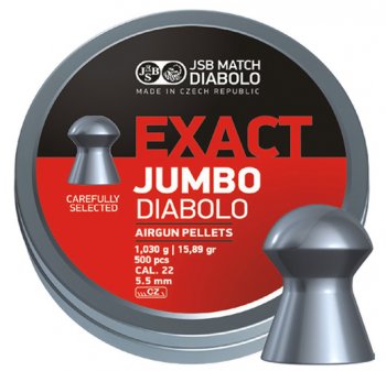 JSB Exact Jumbo, 5,52mm - 1,030g 500pcs