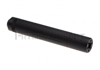 Metal 195mm D Type Silencer Black