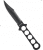 Miltec Black Stainless Diving Knife W. Platic Cover