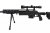 Well MB4411D UPV Upgraded Sniper Rifle with scope and bipod Black