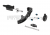 TTI Airsoft Extended Charging Handle with Selector Switch for AAP01 Black