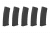Specna Arms Set of 5 125BBs S-Mag Mid-Cap magazines - black