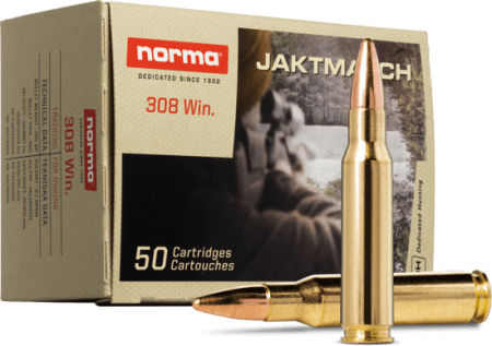 Norma CTG .308 WIN. 150GR FMJ Jaktmatch 50-pack