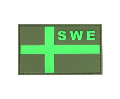 SWE PVC Flagga 4cm M90