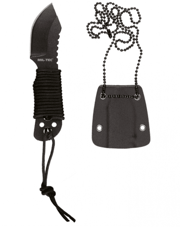 Miltec Paracord Neck Knife With Chain 10,5 cm