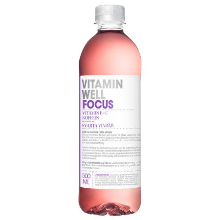 Vitamin Well FOCUS Svarta Vinbär 50cl