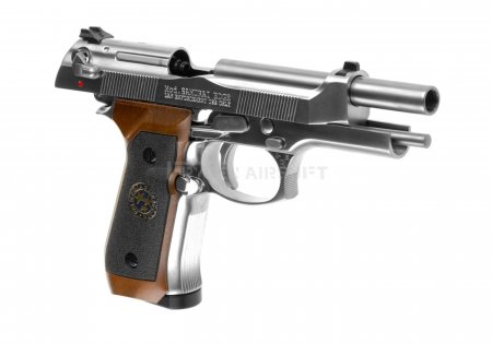 WE M92 Samurai Edge Biohazard Full Metal Co2 Silver