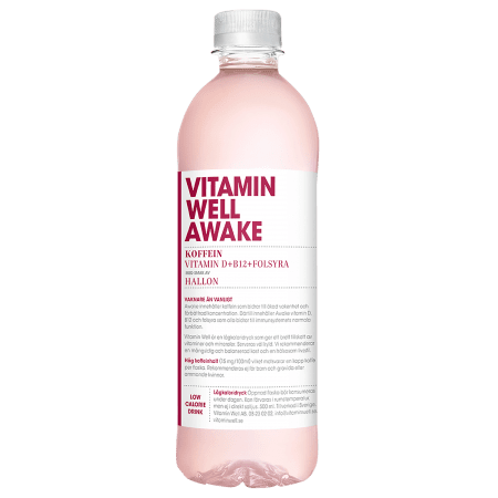 Vitamin Well AWAKE Hallon 50cl