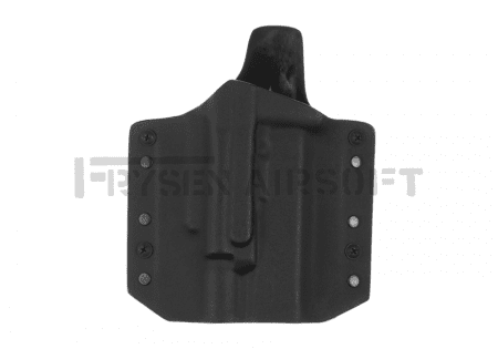 Warrior Ares Kydex Holster for Glock 17/19 with X300 flashligt Black