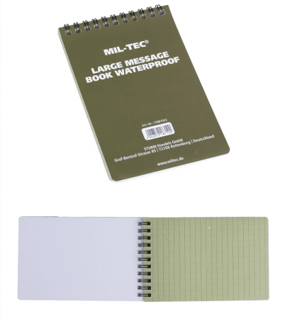 Miltec large message book waterproof