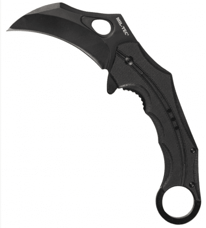 Miltec Black G10 One-Hand Knife Karambit