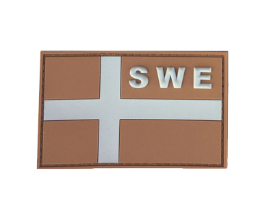 SWE PVC Flagga 7cm Öken