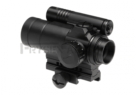 Aim-O M4 Red Dot with Laser Black