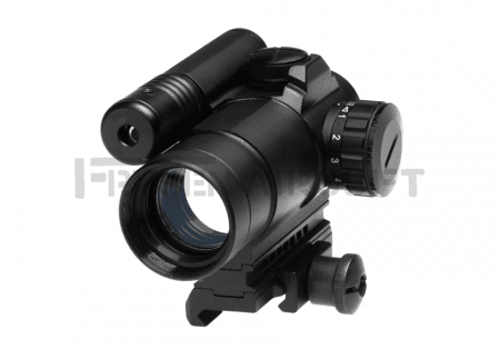 Aim-O M4 Red Dot with Laser Black