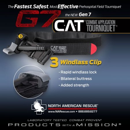 Combat Apllication Tourniquet C-A-T Gen 7 Black