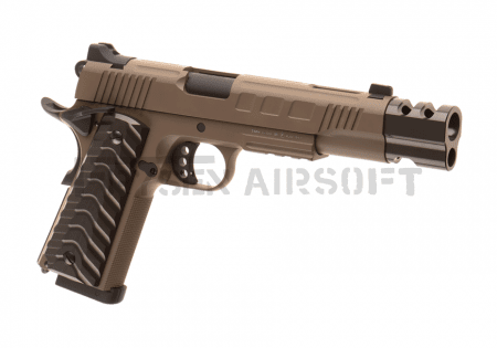 KJ Works KP-16 Full Metal Co2 Tan 