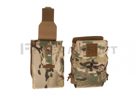 Warrior Laser Cut Large Horizontal Individual First Aid Kit Pouch Multicam