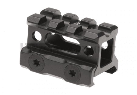 Leapers Universal Super Slim Riser Mount 3 Slot 0.83 Black