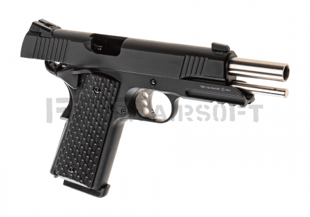 Army Armament M1911 Tactical Full Metal GBB Black