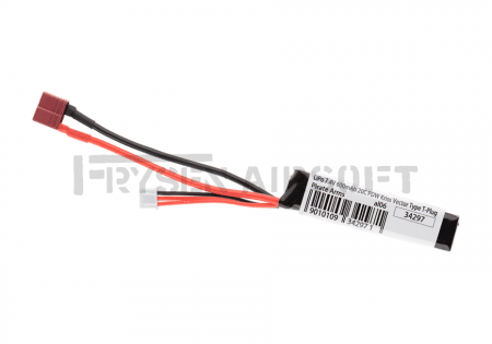 Pirate Arms LiPo 7.4V 600mAh 20C PDW Kriss Vector Type T-Plug 