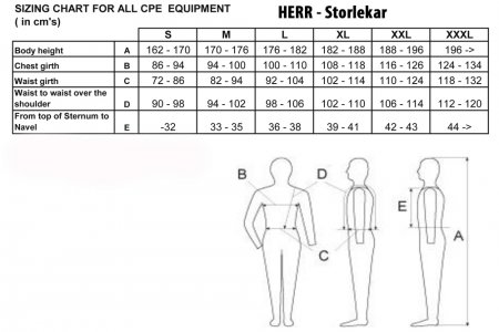 CPE Skyddsväst Herr RPS1 Svart Size M