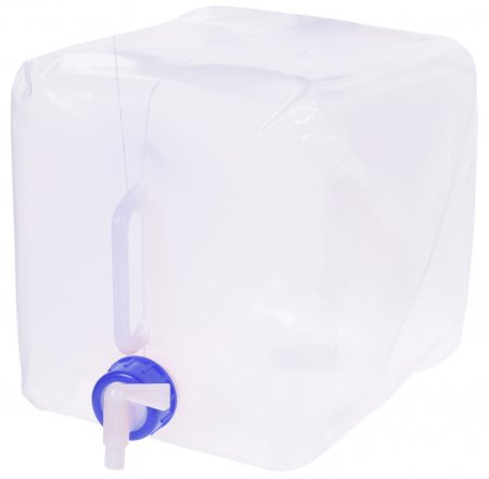 Vattendunk 10 liter med tapp, ihopvikbar