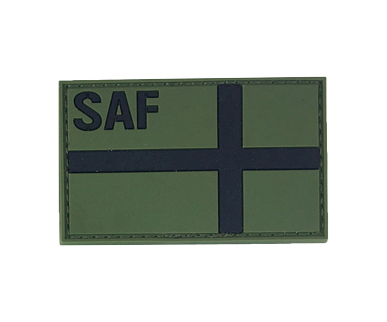 SAF PVC Flagga 7cm Skog