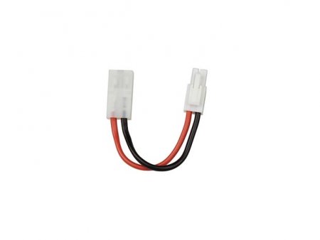 Adapter, large female-small male /charger-battery