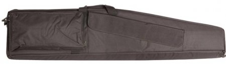 Airsoftrifle case with sling, black, 130x29cm
