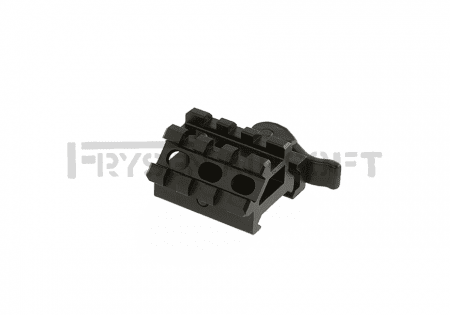 Leapers QD Angle Mount Double Rail 3-Slot Black