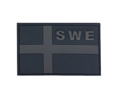 SWE PVC Flagga 4cm Black Ops