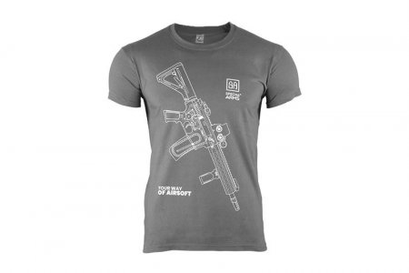Specna Arms T-shirt - Your Way of Airsoft 01 - Grey/White S