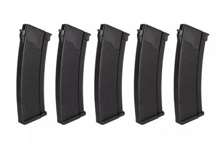 Specna Arms 5-pack 175rd Mid-Cap Magazines for J Series - Black