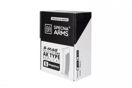 Specna Arms 5-pack 175rd Mid-Cap Magazines for J Series - Black